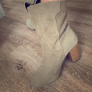 BRAND NEW suede boots